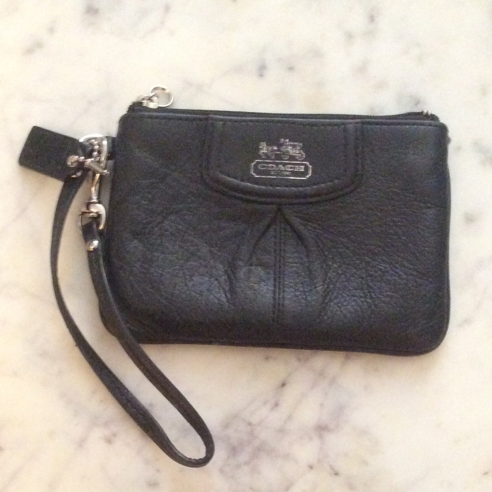 Coach Black Wristlet